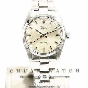 Rolex Vintage Gents Oyster Precision 34mm 6426 Silver Sunburst Index - Discontinued