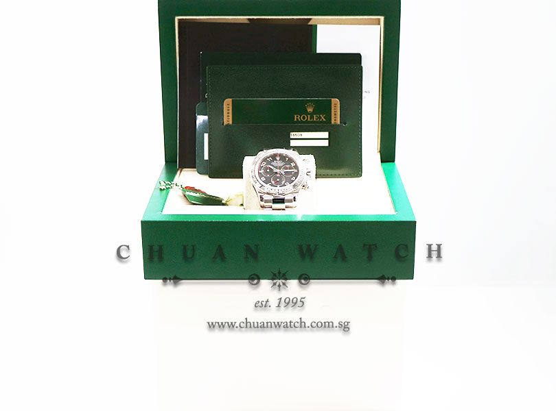 Rolex Cosmograph Daytona White Gold 116509 Racing Black Arabic - Discontinued Dial - Image 5
