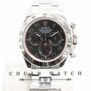 Rolex Cosmograph Daytona White Gold 116509 Racing Black Arabic - Discontinued Dial