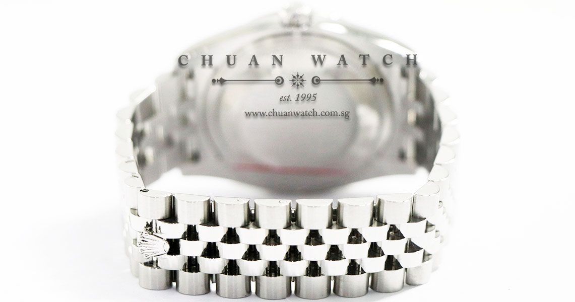 Rolex Gents DateJust 36mm 116244 Pink Flowers Arabic 6.9 - Discontinued - Image 4