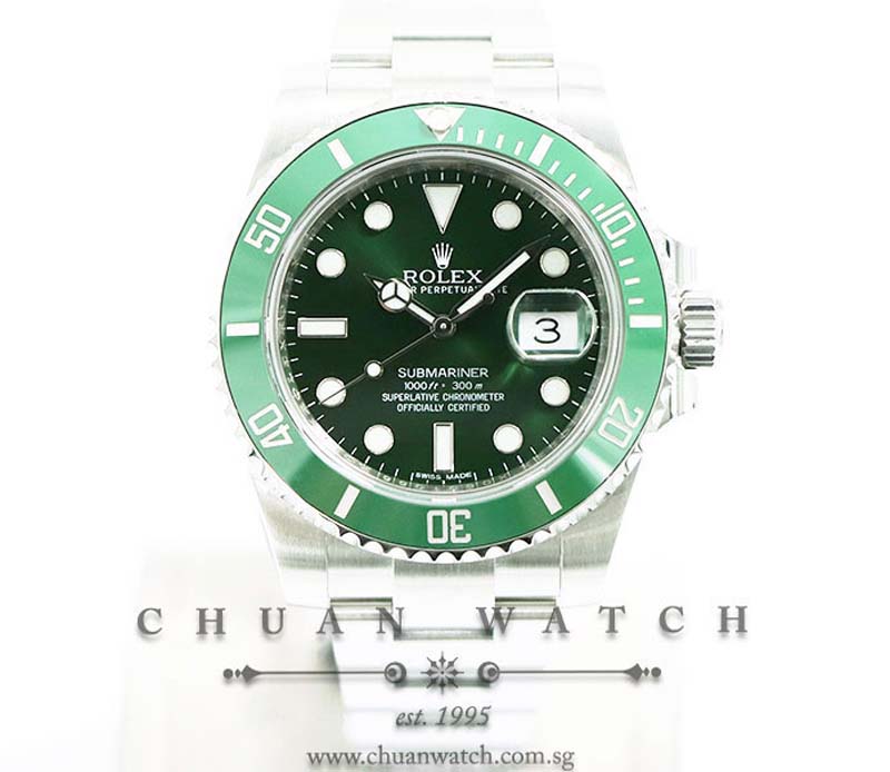 Rolex Submariner 116610LV Hulk - Discontinued