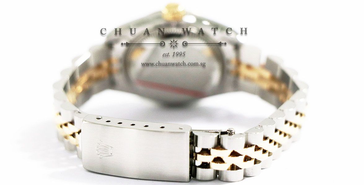 Rolex Ladies DateJust Two-Tone 26mm 69173 White Diamonds - Discontinued - Image 4