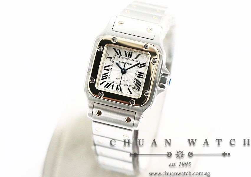 Cartier Ladies Santos Galbee Two-Tone Automatic 24mm 2423 - Discontinued - Image 2