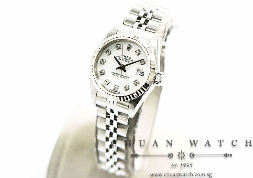 Rolex Ladies DateJust 26mm 79174 White Diamonds - Discontinued - Image 2