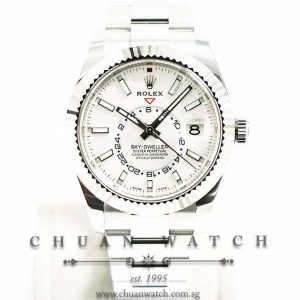 Rolex Annual Calendar GMT Sky-Dweller 42mm 326934 White Index