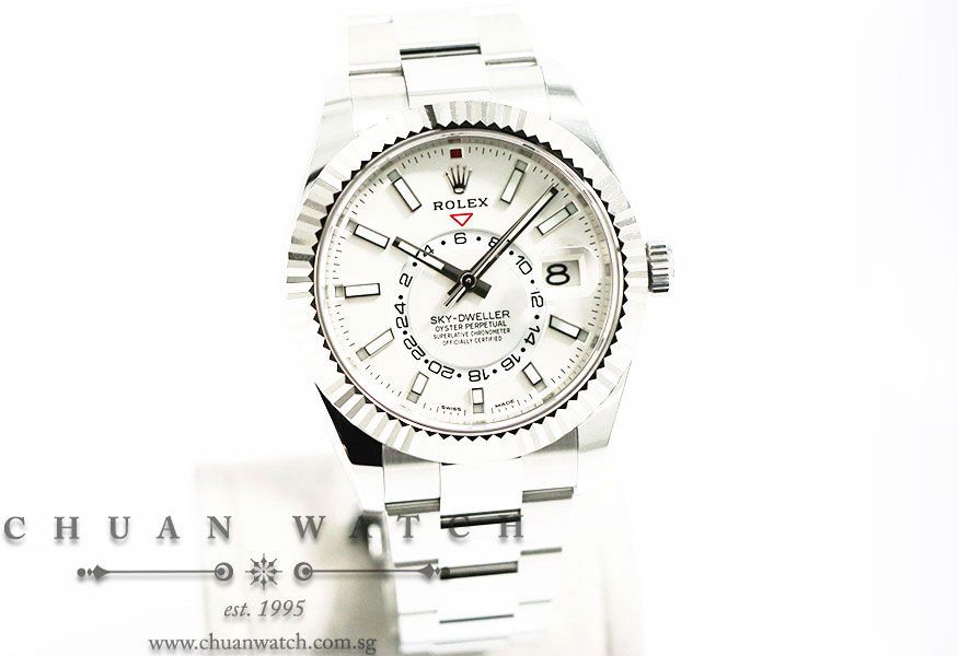 Rolex Annual Calendar GMT Sky-Dweller 42mm 326934 White Index - Image 3