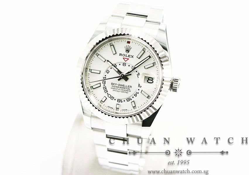 Rolex Annual Calendar GMT Sky-Dweller 42mm 326934 White Index - Image 2