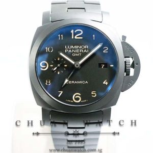 Panerai Luminor 1950 3-Days GMT Tuttonero Ceramica 44mm Pam 438 O - Discontinued