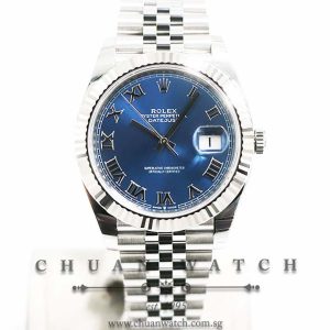 Rolex DateJust 41 126334 Azzurro Blue Roman