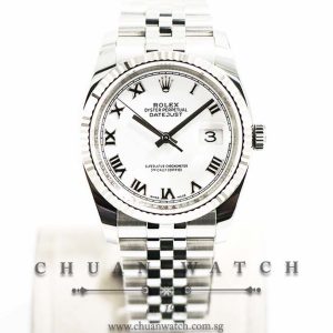 Rolex Gents DateJust 36mm 116234 White Roman - Discontinued Reference