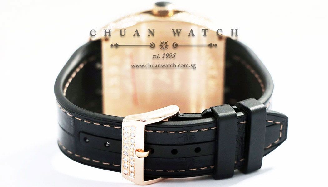 Franck Muller Vanguard Rose Gold Custom Pave-Set Diamonds V 45 SC DT 5N NR - Image 4
