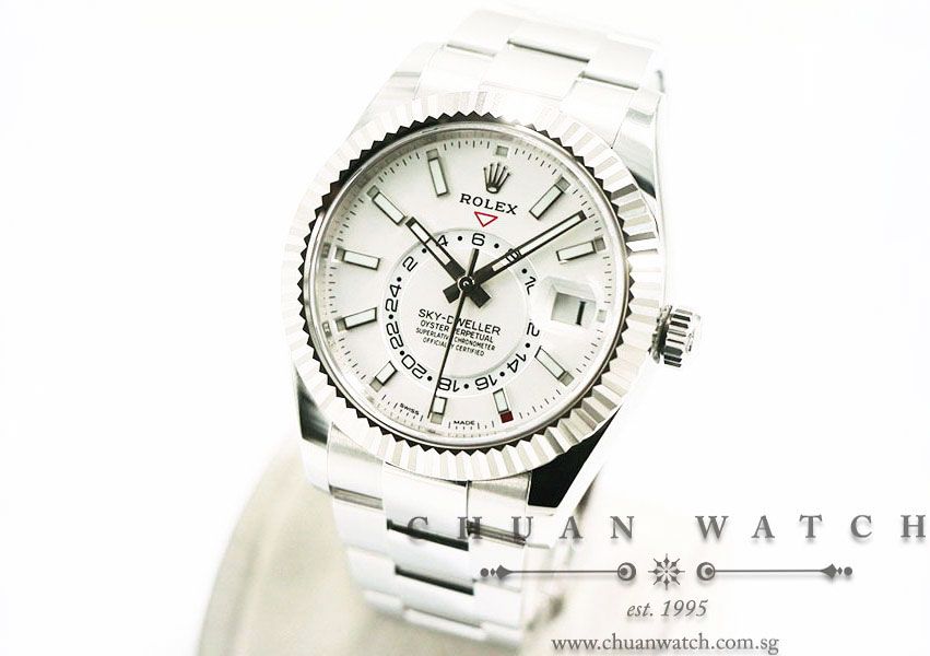 Rolex Annual Calendar GMT Sky-Dweller 42mm 326934 White Index - Image 2