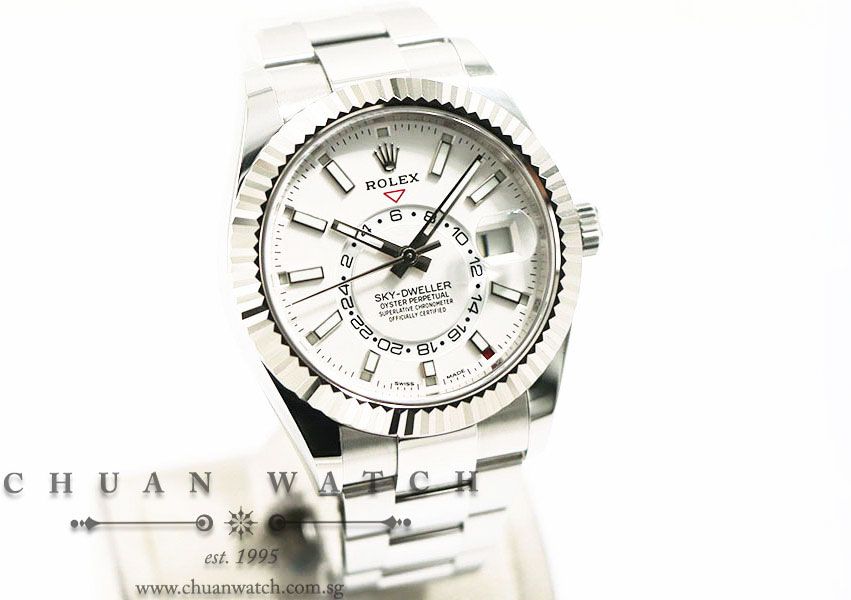 Rolex Annual Calendar GMT Sky-Dweller 42mm 326934 White Index - Image 3