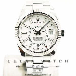 Rolex Annual Calendar GMT Sky-Dweller 42mm 326934 White Index