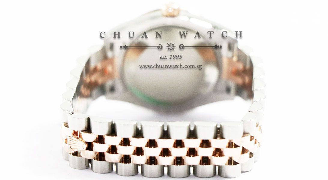Rolex Boys DateJust Two-Tone 31mm 178341 Silver Jubilee Diamonds - Discontinued - Image 4