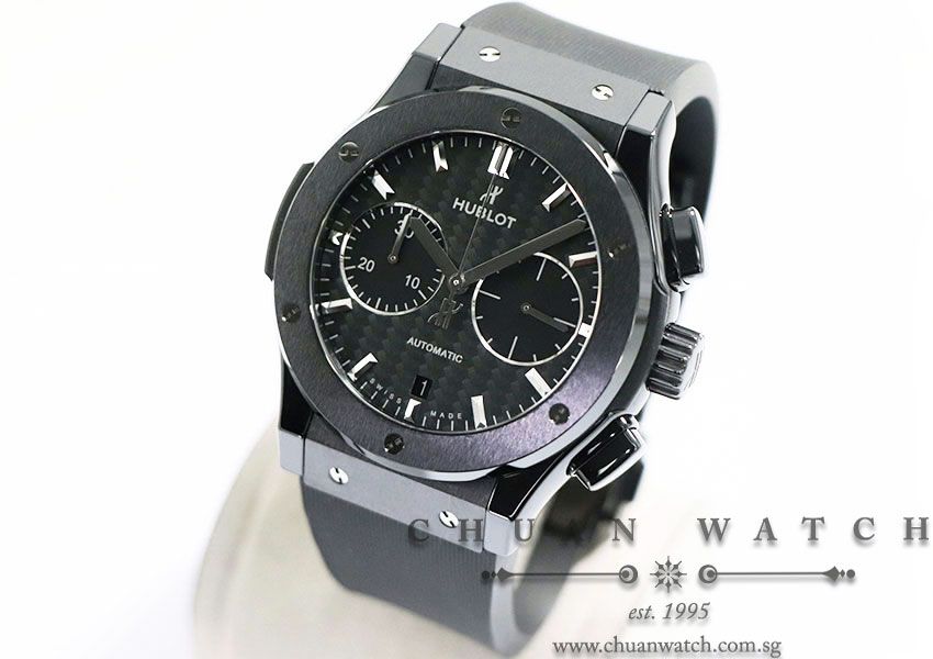 Hublot Classic Fusion Chronograph Black Magic 45mm 521.CM.1771.RX - Discontinued Dial - Image 2