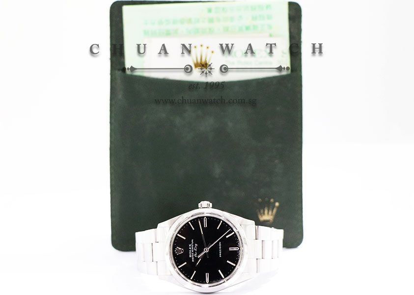 Rolex Vintage Gents Oyster Perpetual Air-King 34mm 5500 Black Index - Discontinued - Image 5