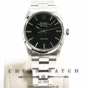 Rolex Vintage Gents Oyster Perpetual Air-King 34mm 5500 Black Index - Discontinued