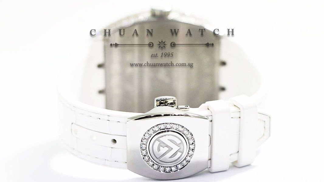 Franck Muller Vanguard Steel Custom Pave-Set Diamonds V 45 SC DT AC BR BC - Image 4