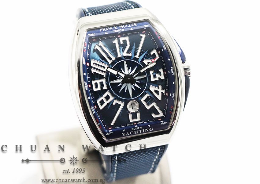 Franck Muller Vanguard Yachting Steel V 45 SC DT AC BL - Image 3