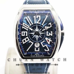 Franck Muller Vanguard Yachting Steel V 45 SC DT AC BL