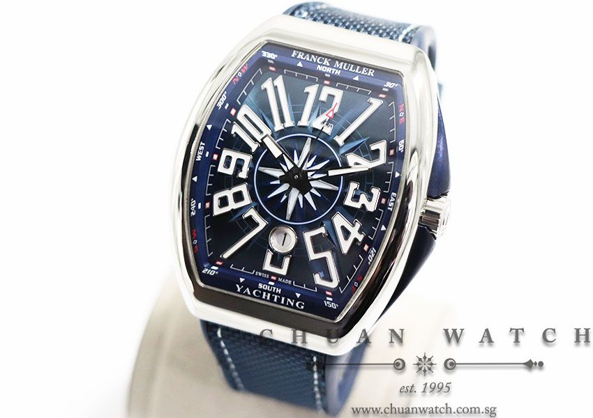 Franck Muller Vanguard Yachting Steel V 45 SC DT AC BL - Image 2