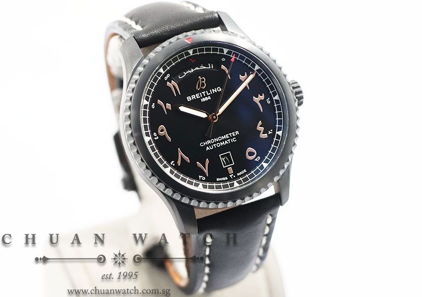 Breitling Aviator 8 41mm Etihad Airways Edition M45330 - Limited Edition of 500 Pieces Only - Image 3
