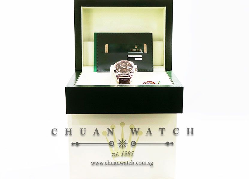 Rolex Annual Calendar GMT Sky-Dweller Everose 42mm 326135 Chocolate Arabic - Discontinued - Image 5