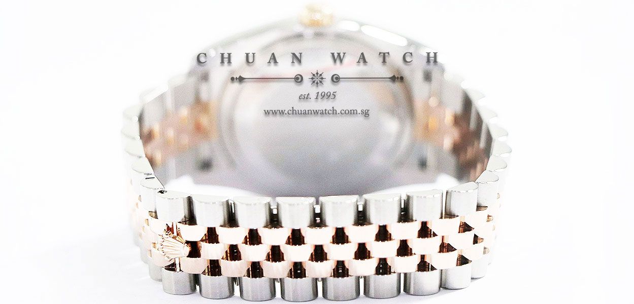 Rolex Gents DateJust Two-Tone 36mm 116231 Black MOP Diamonds - Discontinued Reference - Image 4