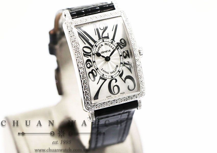 Franck Muller Ladies Long Island Quartz 952 QZ Silver Painted Roman - Image 3
