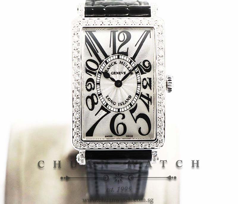 Franck Muller Ladies Long Island Quartz 952 QZ Silver Painted Roman