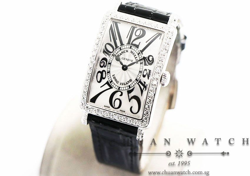 Franck Muller Ladies Long Island Quartz 952 QZ Silver Painted Roman - Image 2