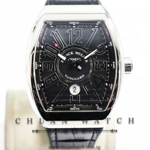 Franck Muller Vanguard Steel Black V 45 SC DT AC NR