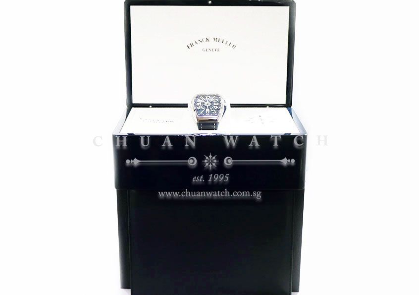 Franck Muller Vanguard Yachting Steel Blue V 45 SC DT AC BL - Image 3