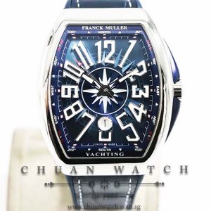 Franck Muller Vanguard Yachting Steel Blue V 45 SC DT AC BL