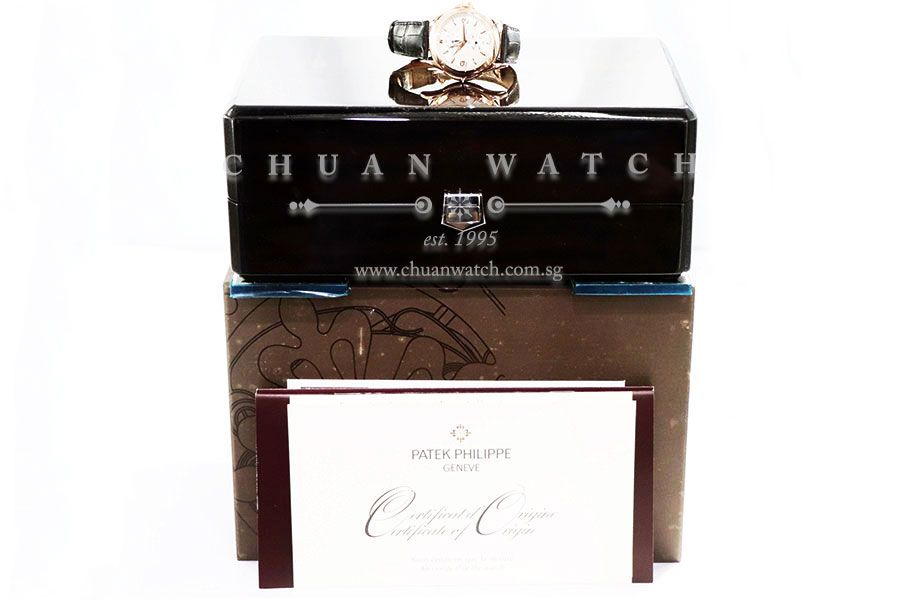 Patek Philippe Calatrava Travel Time Rose Gold 37mm 5134R-011 - Discontinued - Image 3
