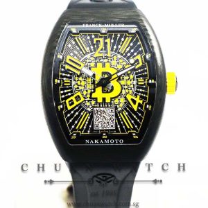Franck Muller Vanguard Encrypto Nakamoto Carbon V 45 SC BTC LTD NKM CARBON JA - Limited Edition of 100 Pieces Only