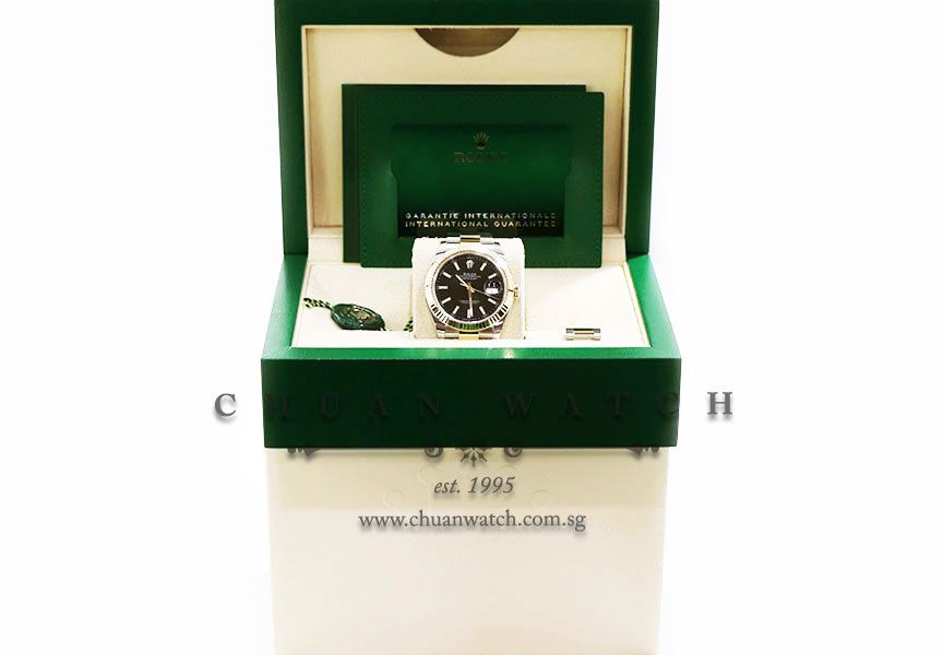 Rolex DateJust 41 Two-Tone 126333 Black Index - Image 3