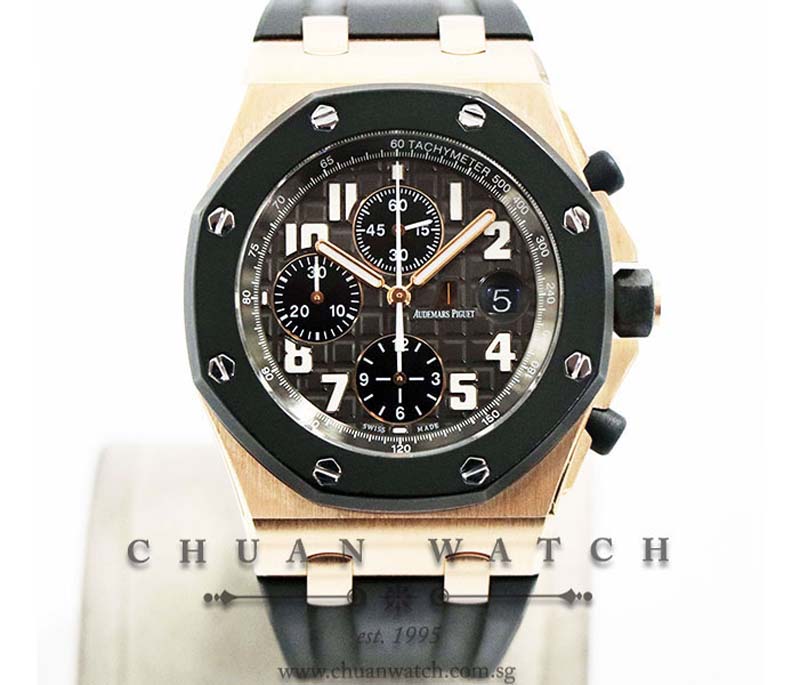 Audemars Piguet Royal Oak Offshore Rubber Clad Rose Gold 42mm 26178OK - Discontinued