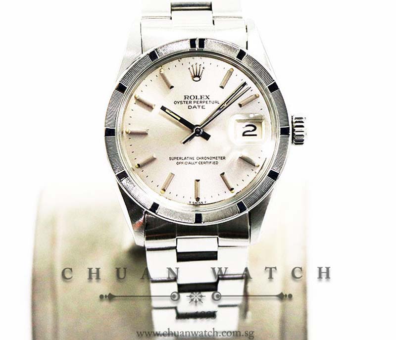 Rolex Vintage Oyster Perpetual Date 34mm 1501 Silver Index - Discontinued