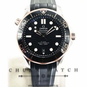 Omega Seamaster Diver 300M Co-Axial Master Chronometer Two-Tone 42mm 210.22.42.20.01.002