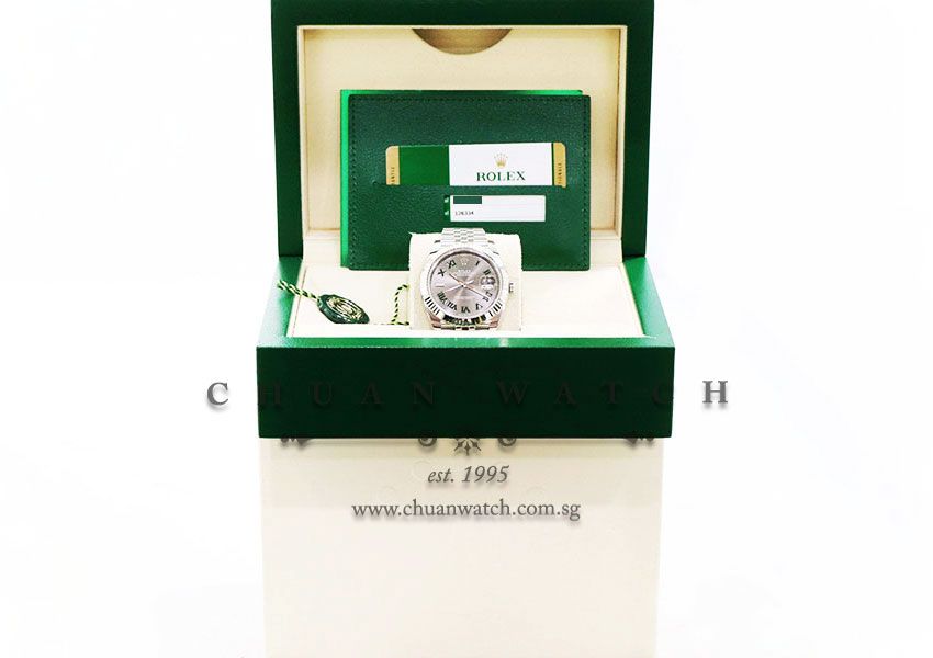 Rolex DateJust 41 126334 Slate Roman Wimbledon - Image 3