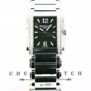 Patek Philippe Ladies Twenty~4 Quartz 4910/1200A-011 Olive Green