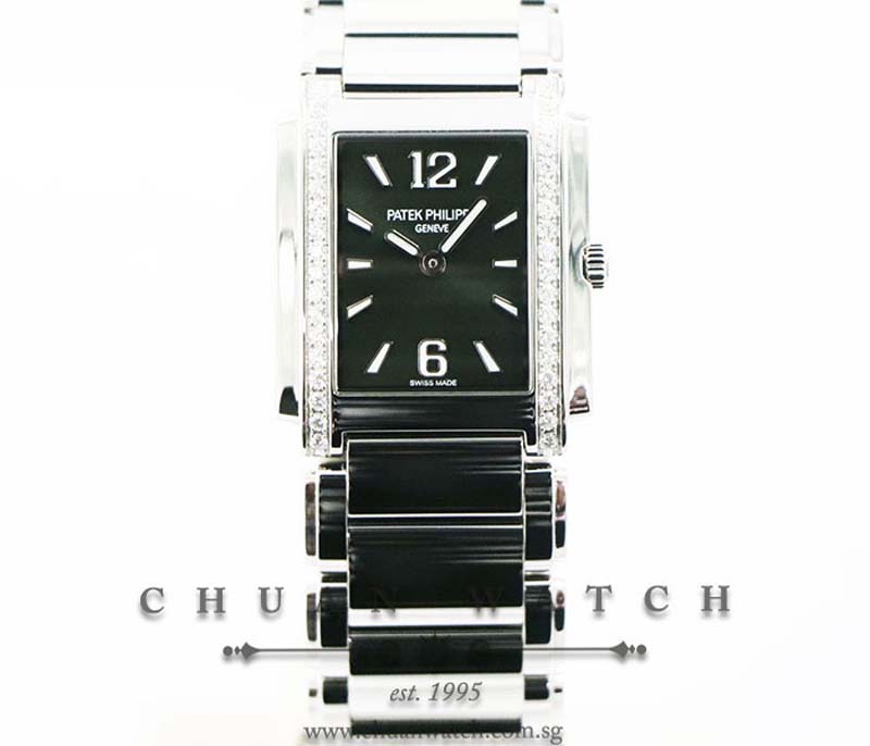 Patek Philippe Ladies Twenty~4 Quartz 4910/1200A-011 Olive Green