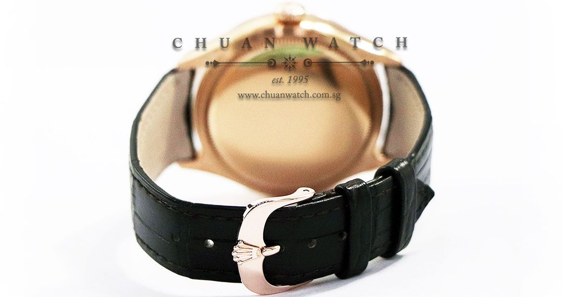 Rolex Cellini Dual Time Everose 39mm 50525 Chocolate Index - Discontinued - Image 2