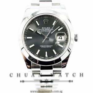 Rolex DateJust 41 126300 Slate Index