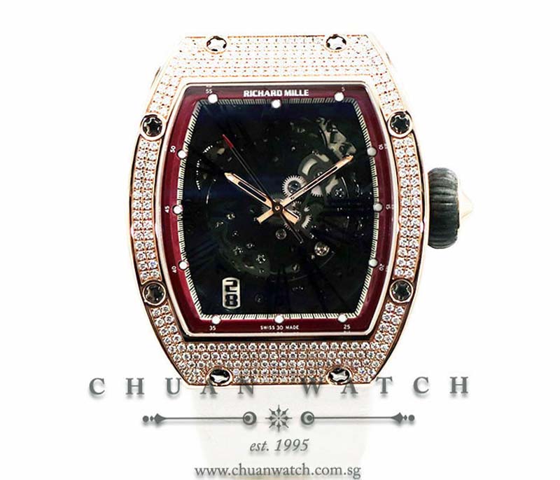Richard Mille RM023 Rose Gold Full Diamonds - Discontinued