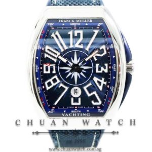 Franck Muller Vanguard Yachting Steel Blue V 45 SC DT AC BL