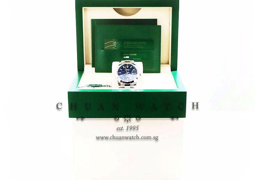 Rolex DateJust 41 126300 Blue Index - Image 3