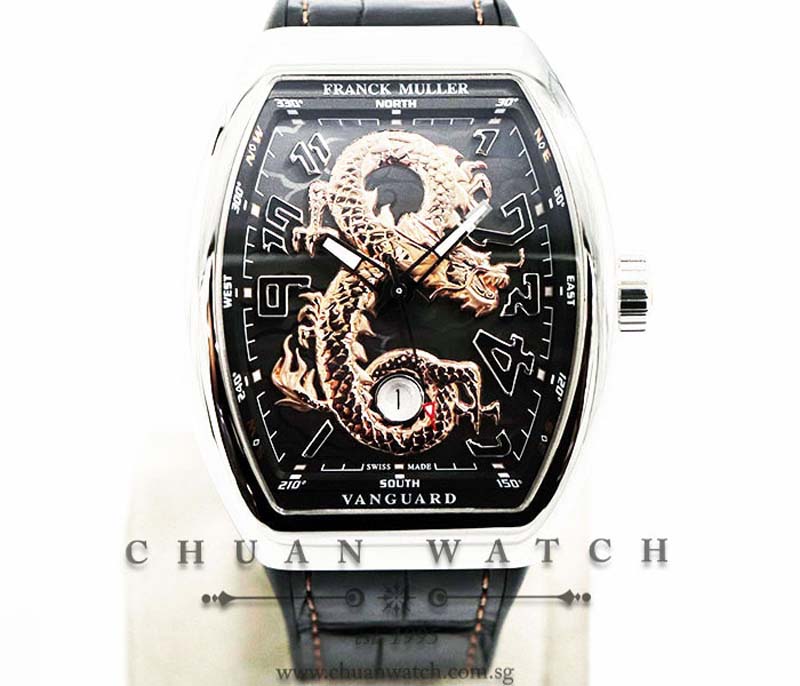 Franck Muller Vanguard Gold Dragon Two-Tone V 45 SC DT STG AC 5N - Limited Edition of 88 Pieces Only